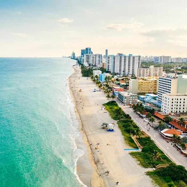 Downtown Hollywood Holiday Retreat Dania Beach Lejlighed Eksteriør billede